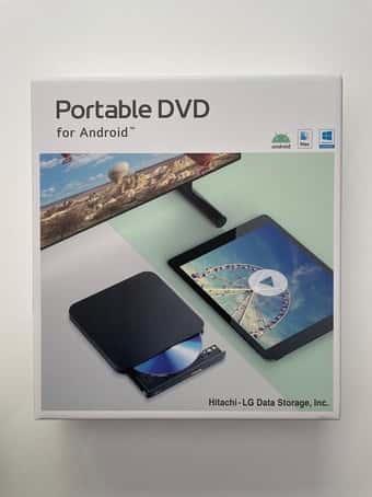 Portable CD/DVD re-writer for multiple OS 1