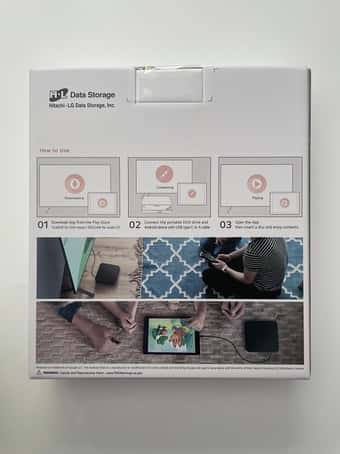 Portable CD/DVD re-writer for multiple OS 2