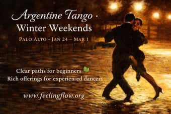 Winter Beginner Tango Lessons: 6 Sundays in Palo Alto 2