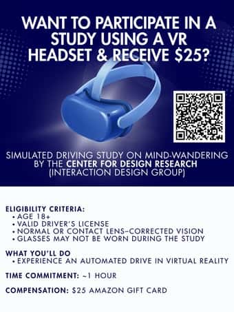 Recruiting participants for VR Driving Study on Mind-Wandering ($25) 1