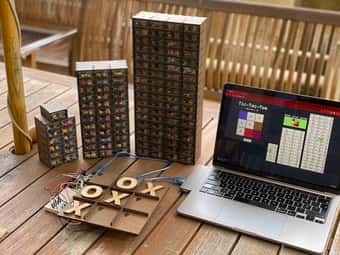 Tic-Tac-Toe Box AI: Educational prop to teach reinforcement learning 1
