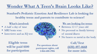Families Needed for Paid Research at Stanford! 1