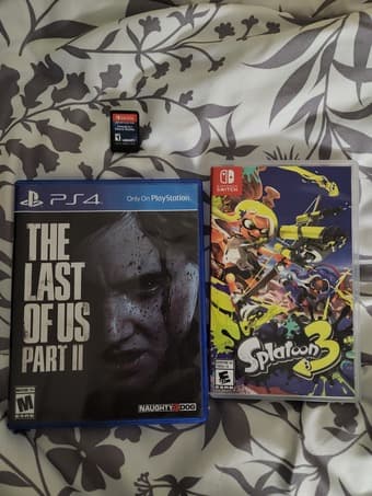Splatoon 3, The last of us 2, Immortals Fenyx Rising 1