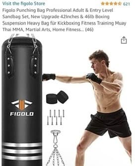 NEW Boxing heavy bag stand with punching bag 1