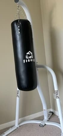 NEW Boxing heavy bag stand with punching bag 2