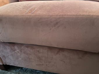 Rose pink loveseat 3