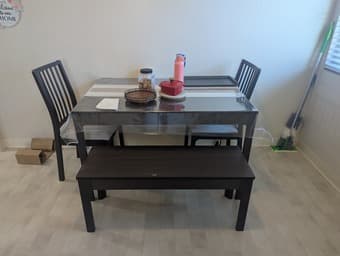 Free dining table less than one year old 1