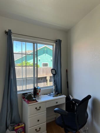 A furnished room is available for renting from March 27th 1