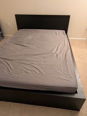 IKEA Full bed frame and mattress 3