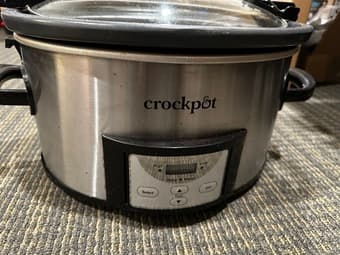 Crock-Pot 6 Quart Cook & Carry Programmable Slow Cooker with Digital 1