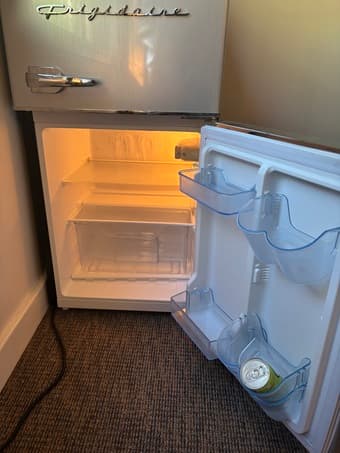 Frigidaire 2 Door Retro Fridge Silver 2