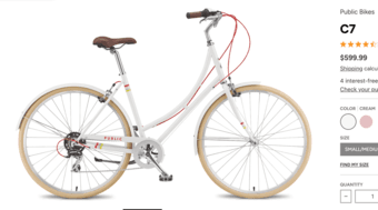 Red PUBLIC C7 bike 2