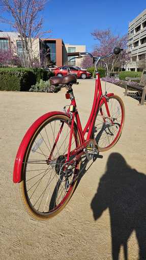 Red commuter bike for sale 1