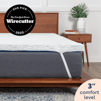 Memory Foam Mattress Topper (TwinXL, Viscosoft) 1