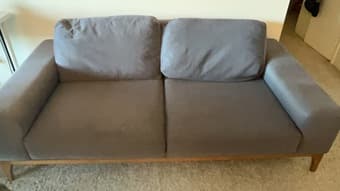Free Large Gray Sofa – Good Condition 1