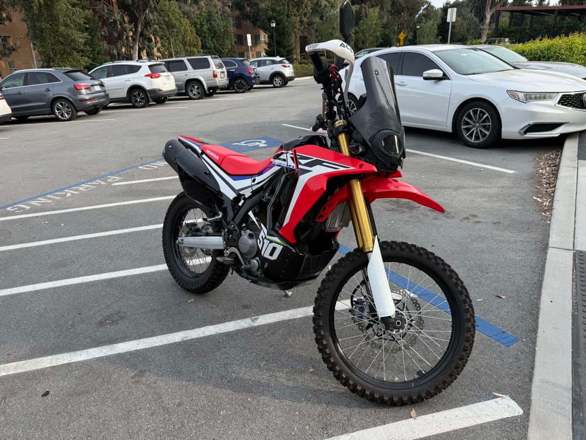 2017 Honda CRF 250l Rally ABS only 1.3k miles 1