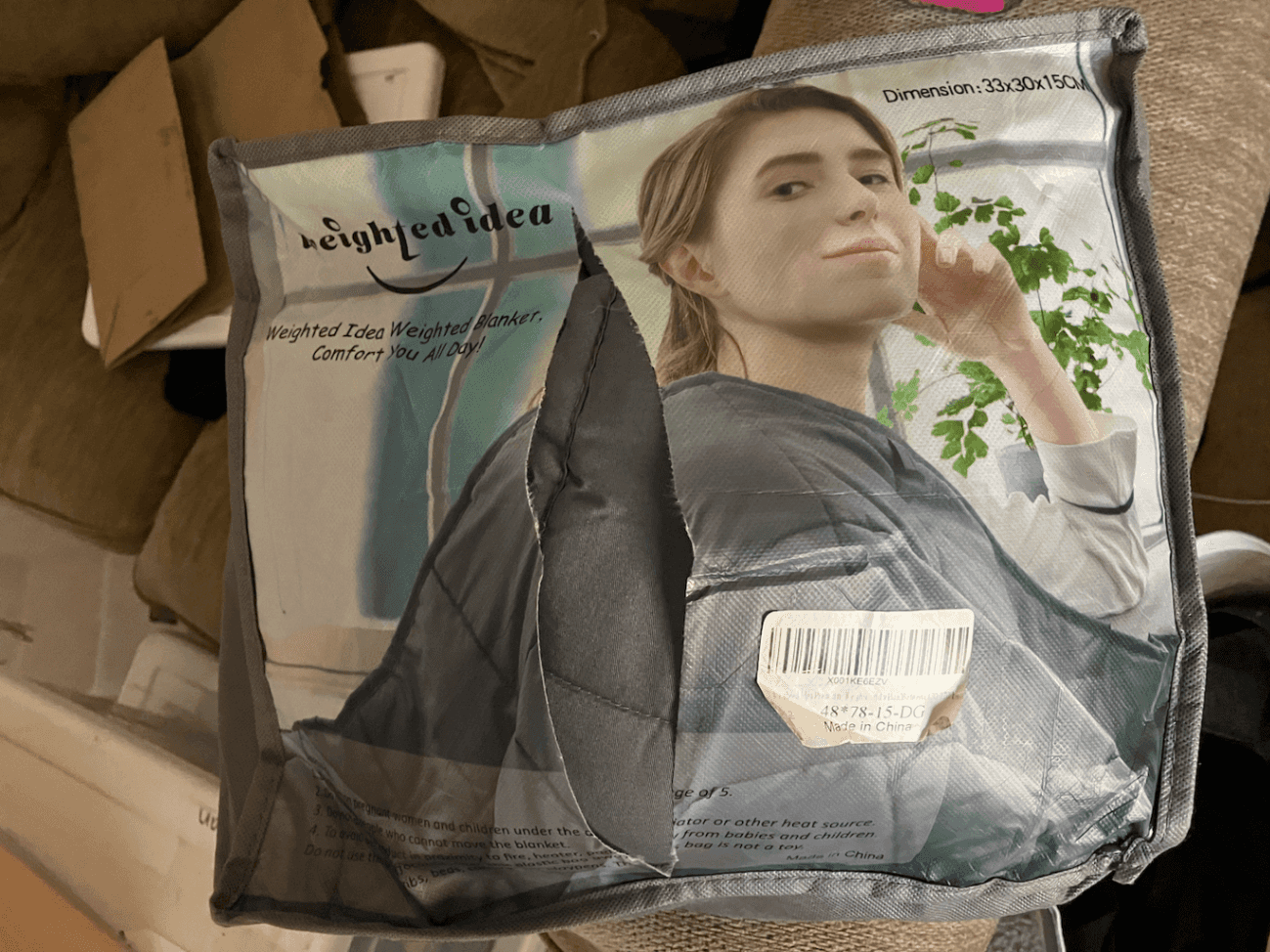 Weighted blanket - like new 1