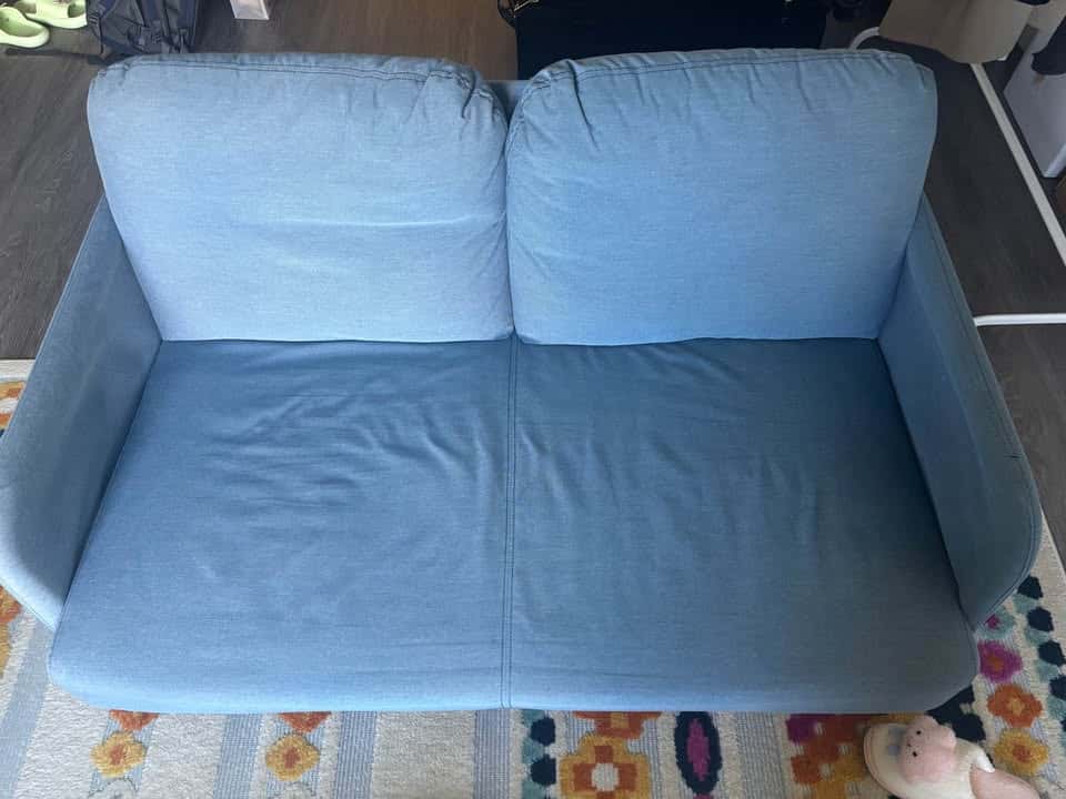 Ikea Glostad loveseat couch in blue 1