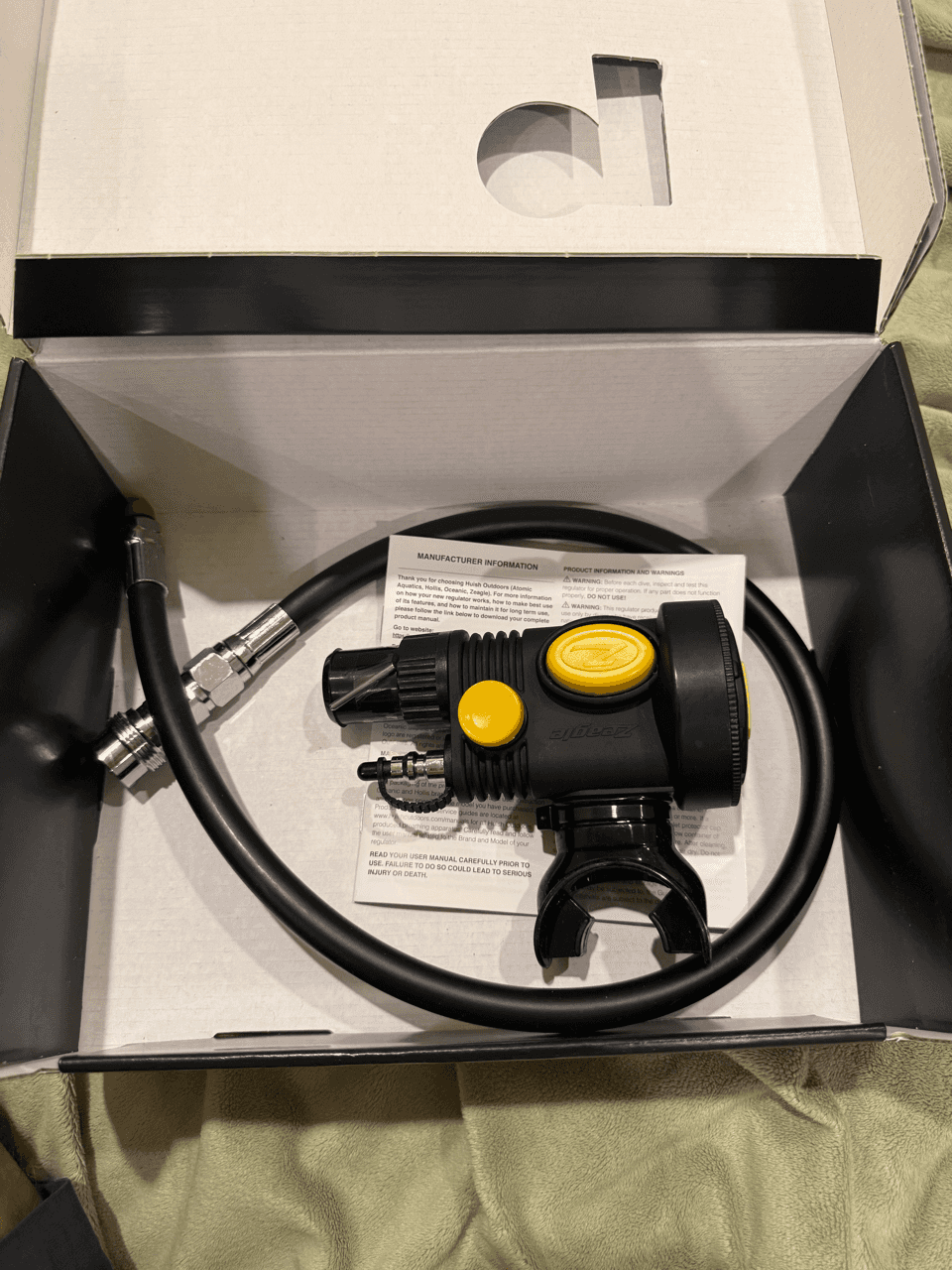 Brand new Zeagle Octo II Black - SCUBA regulator inflator 1